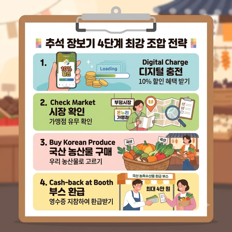 2026 추석 온누리상품권 10%할인 30%환급 , 120만원 전액 할인이 아니라고?