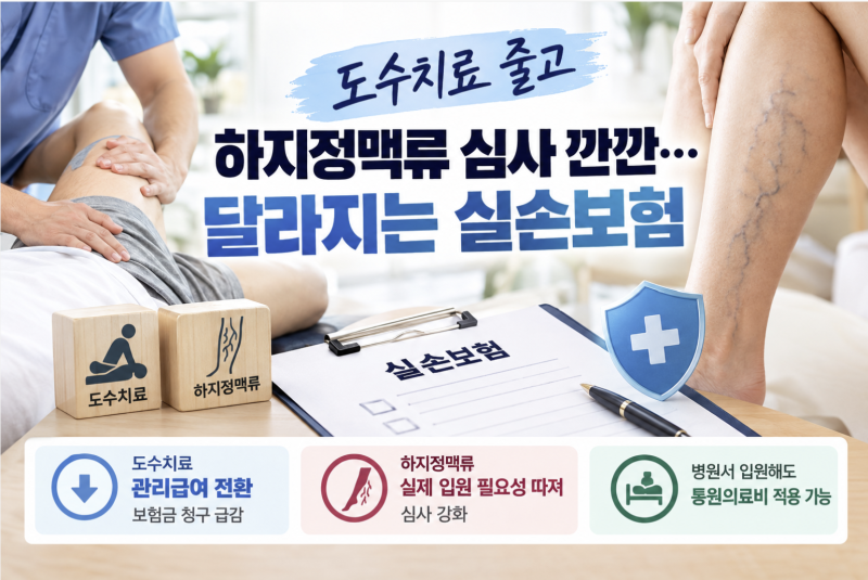 [실손보험] 실손보험 달라진다…도수치료·하지정맥류 보험금 어떻게 바뀌나