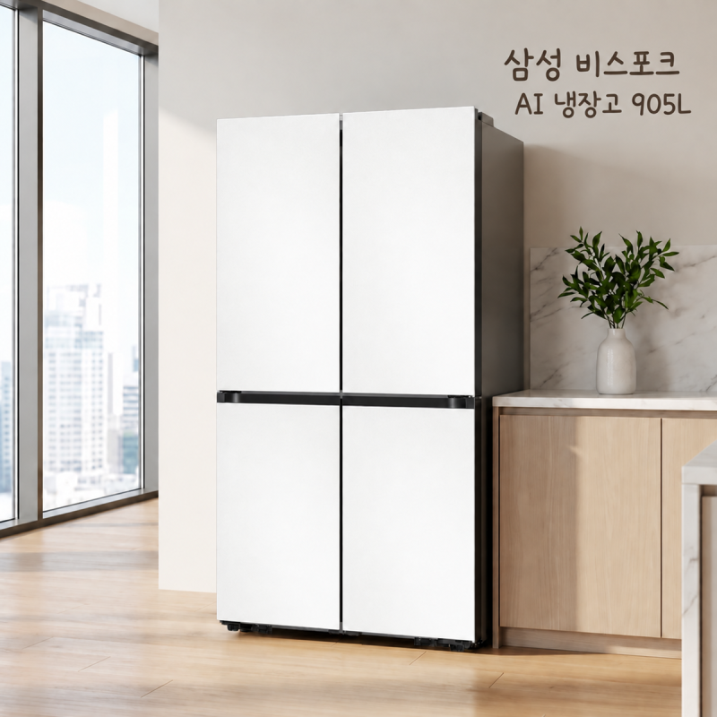 905L 대용량 냉장고가 필요할까? 삼성 비스포크 AI 기능까지 따져봤어요