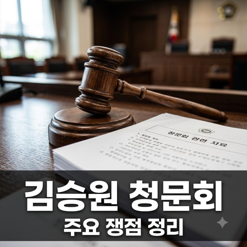 김승원 청문회 시간 줄줄 새는데 "이것 때문이었다고?" 주요 쟁점과 전망