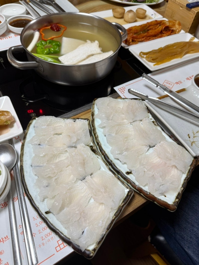 광주 상무지구 하모 샤브샤브 맛집 나룻배 엄마 단골집