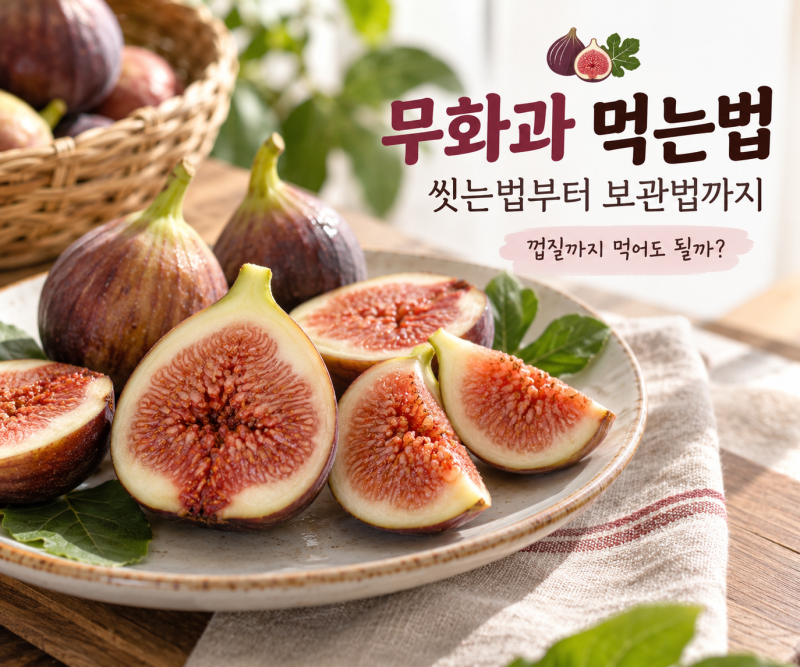 무화과 먹는법 씻는법부터 보관법까지 껍질까지 먹어도 될까?