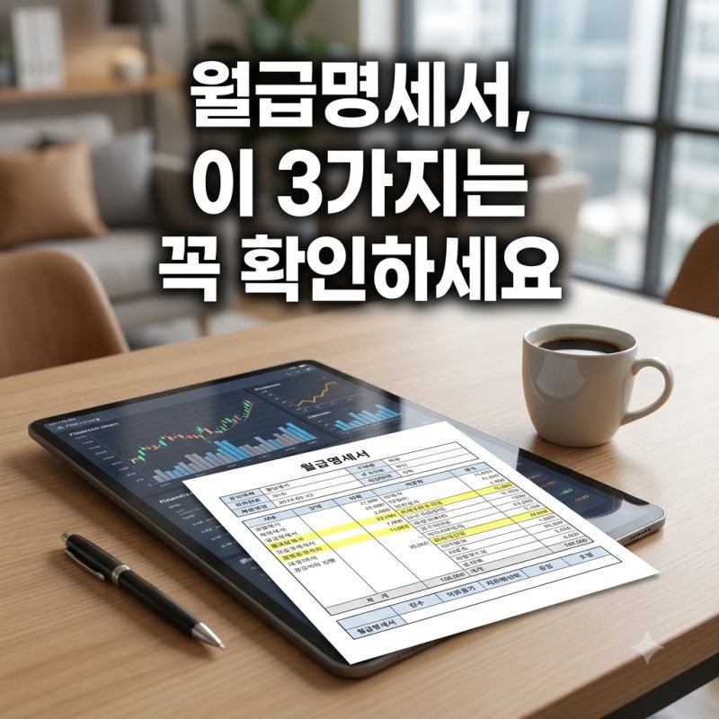 급여명세서 확인법과 월급 계산 시 자주 하는 실수 5가지 예방 가이드