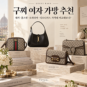 구찌 여자 가방 추천, 재키·홀스빗·오피디아·디오니서스 가격대 비교해보니?