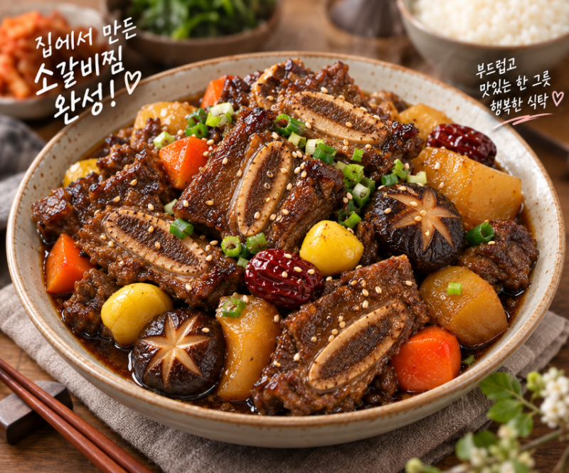 소갈비찜 이렇게 하면 실패 없다! 부드럽게 만드는 황금레시피