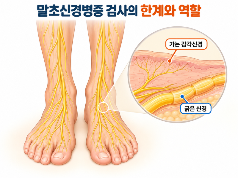 신경전도검사로 원인까지 알 수 있을까요? 말초신경병증 검사는 따로 봅니다