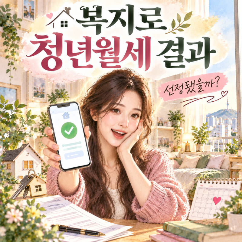 복지로 청년월세 결과 확인 방법, 선정됐는지 어디서 볼까?
