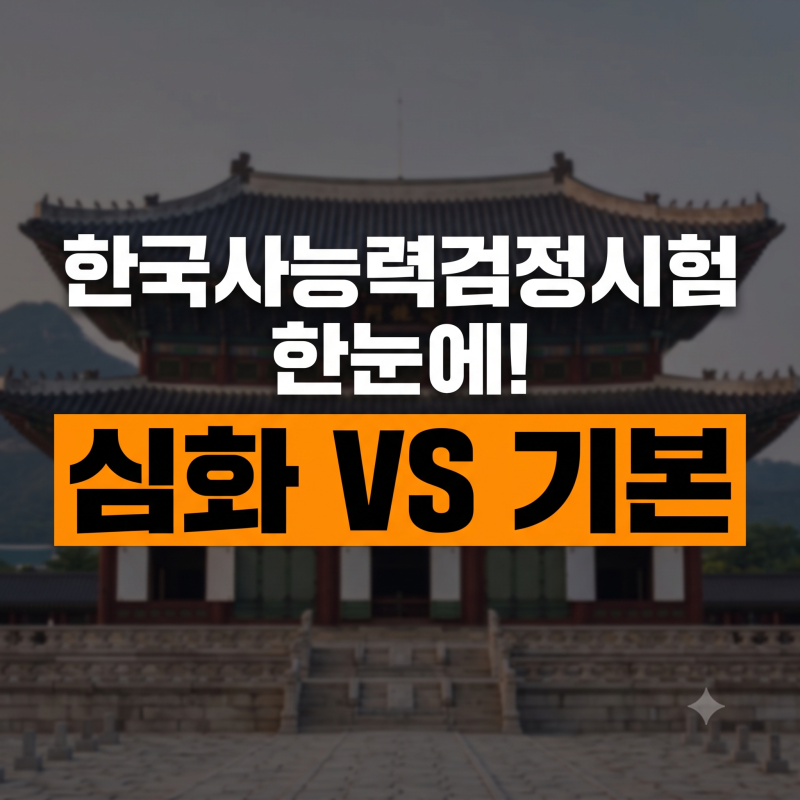 한국사능력검정시험 심화, 기본 차이점과 비전공자 맞춤 4주 완성 로드맵