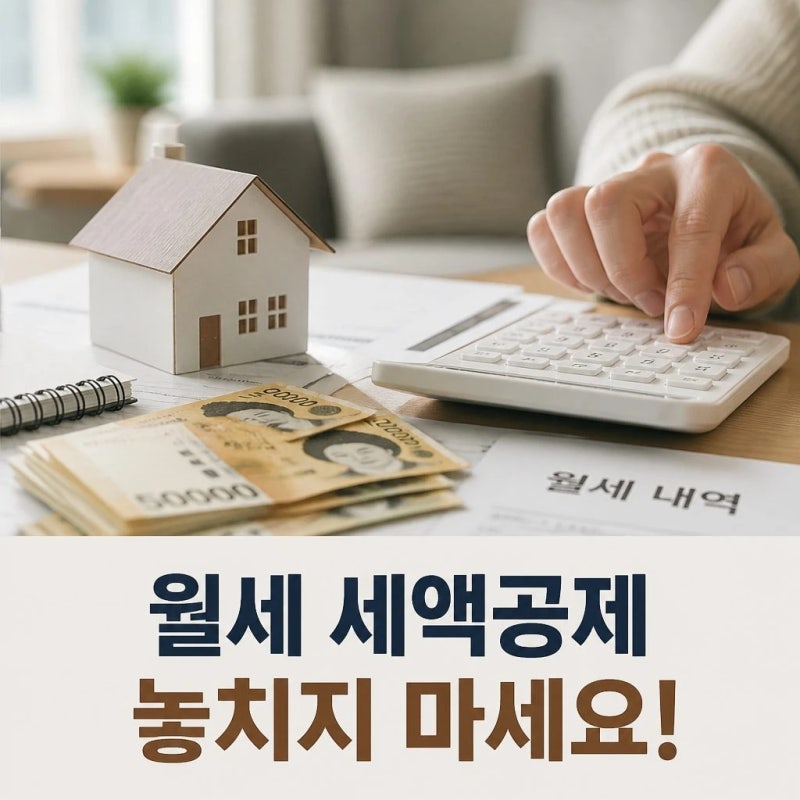 월세 세액공제 놓치지 않는 조건