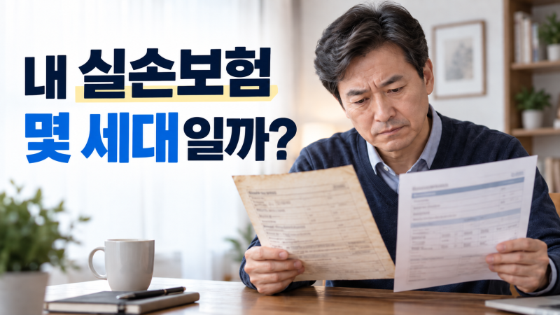실손보험 몇 세대인지 확인하는 방법, 가입연도로 1·2·3·4·5세대 구분하기