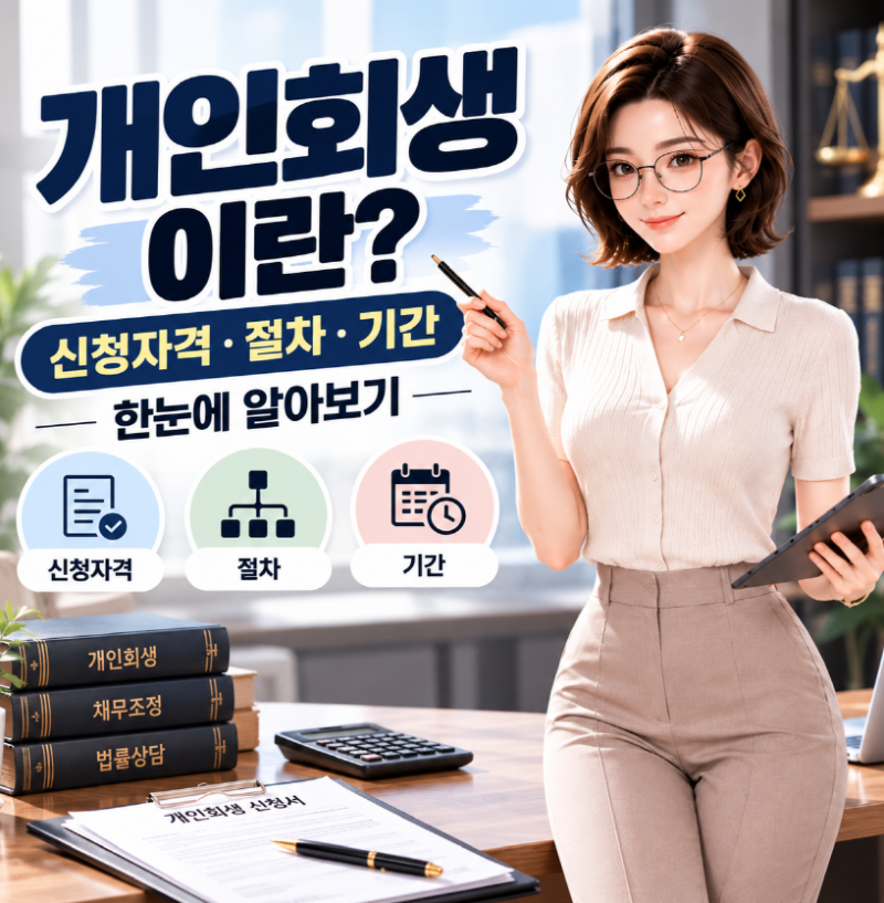 개인회생이란?｜신청자격·절차·기간 한눈에 알아보기