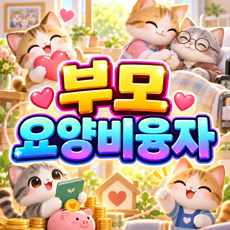 2026 부모요양비융자 최대 2000만원 연 1.5% 노부모부양비 조건부터 신청 한도까지!