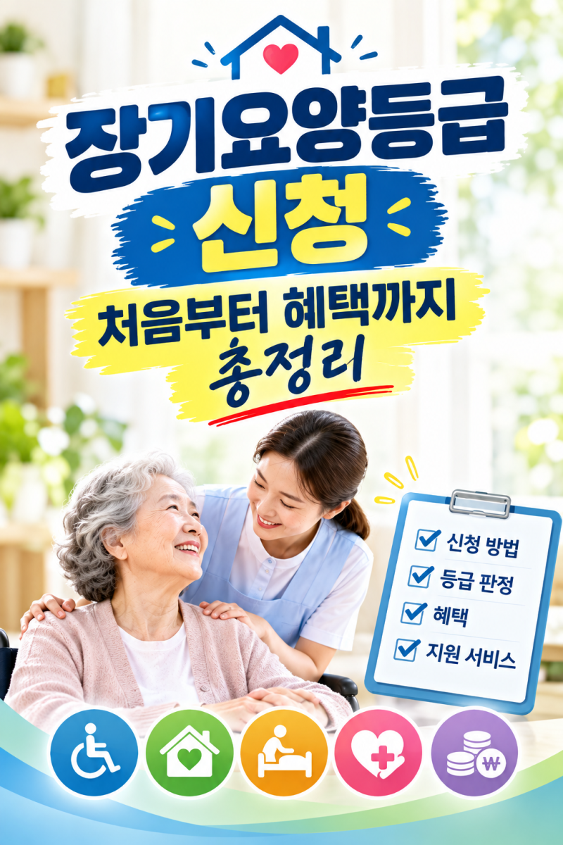 장기요양등급 신청방법 총정리｜기준·의사소견서·3·4·5등급 혜택