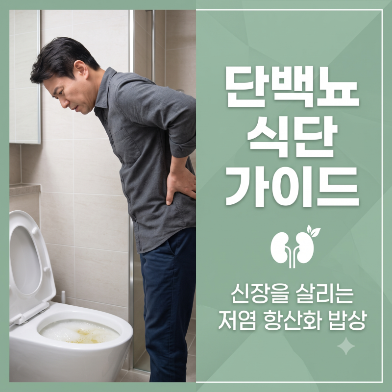 건강검진에서 단백뇨 경고받고 바꾼 밥상: 신장 부담 줄이고 거품뇨 잡은 추천 음식 4가지와 ....