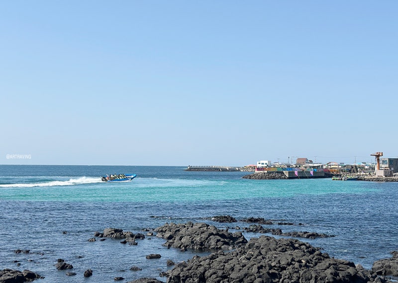 제주도 여행 - 제주 가볼만한곳 우도 4시간 당일치기 검멀레해수욕장 우도짜장맨 지미스아이....