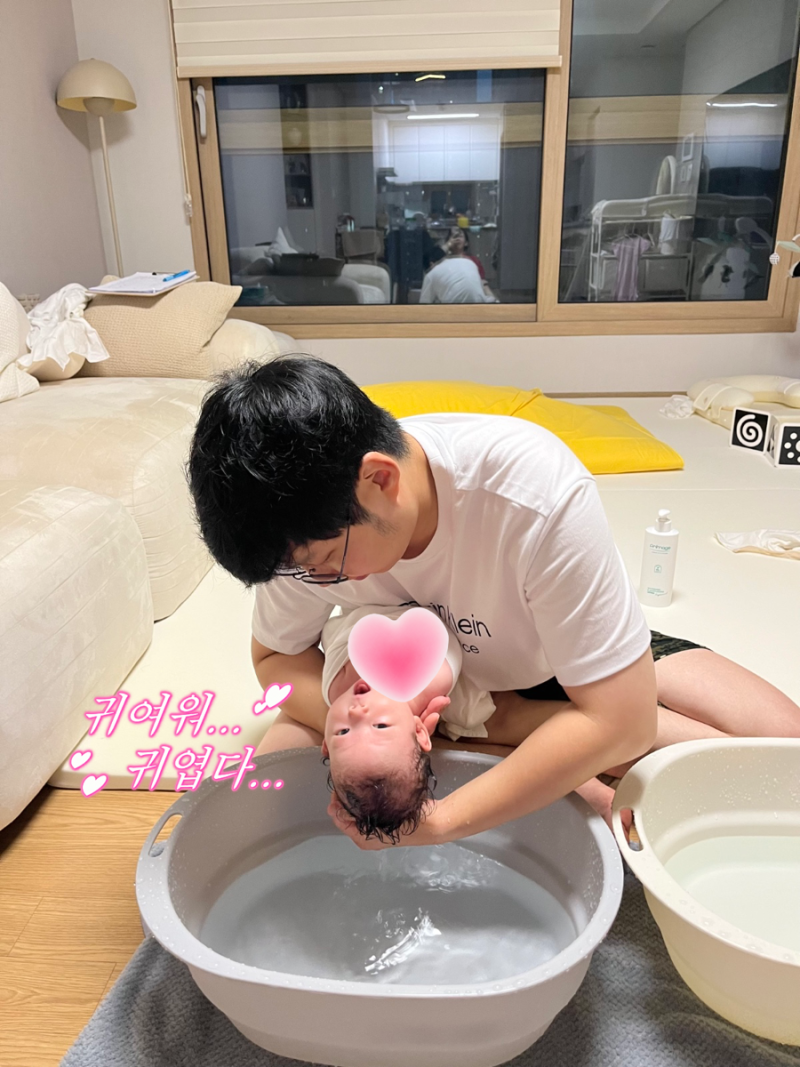 신생아 목욕 욕조 추천, 말랑하니 아기욕조에서 오케이베이비 온다베이비 욕조로 갈아타기!