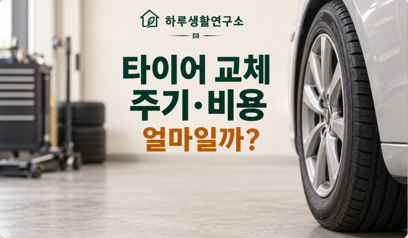타이어 교체 주기·비용 얼마일까? 공임나라 기준으로 쉽게 계산하는 방법