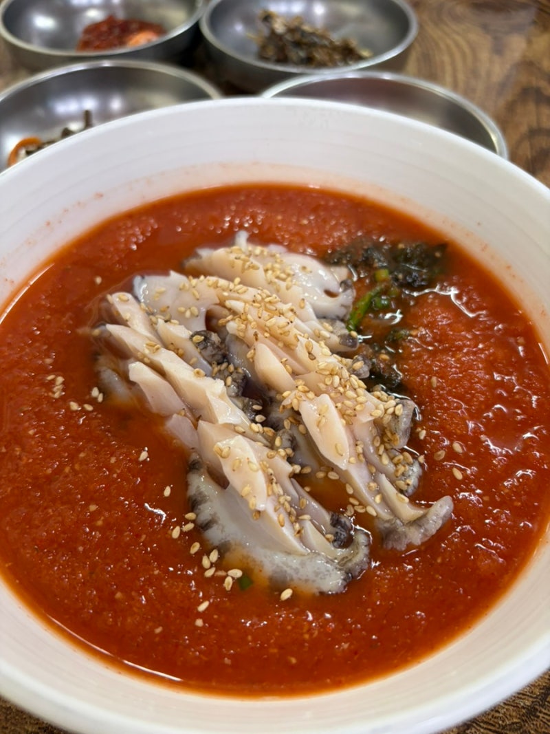 제주 공항 근처 물회 전복죽 맛집 도두해녀의집