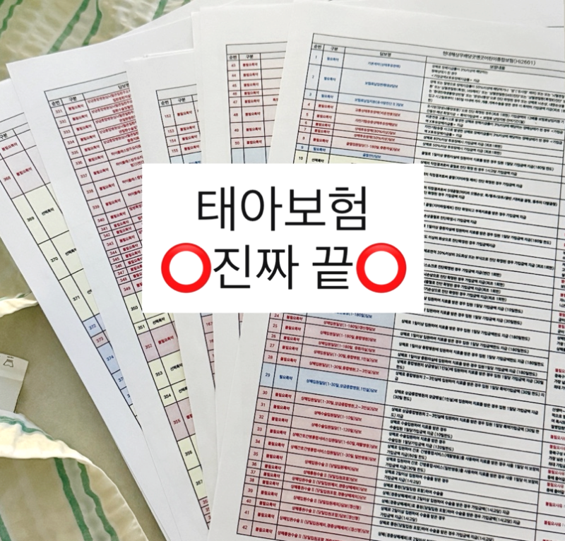 태아보험 니프티/기형아검사 산모특약 환급 가능한 경우 (11주 내돈내산 후기)