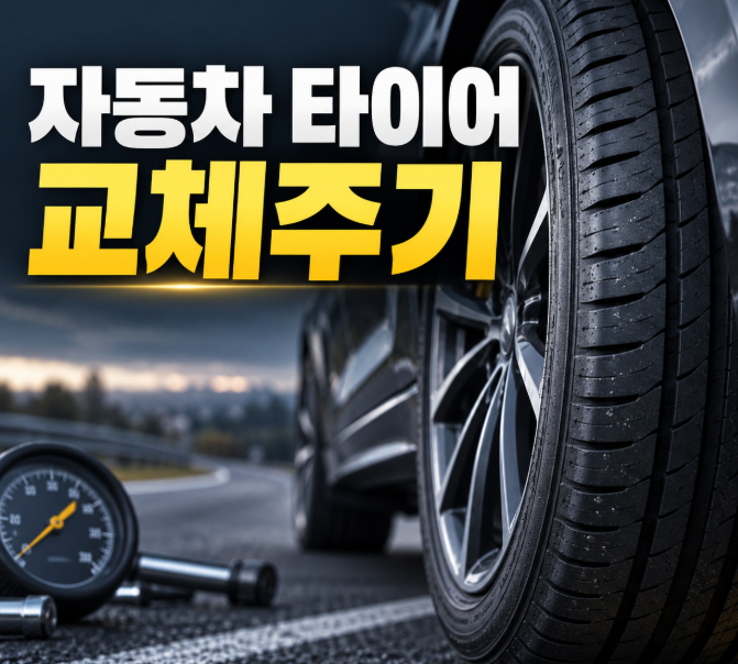 자동차 타이어 교체주기 몇 년마다 바꿔야 할까?
