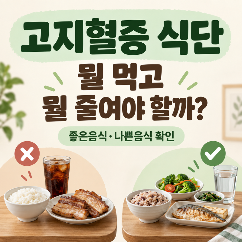 고지혈증 좋은음식·나쁜음식, 식단에서 무엇부터 바꿔야 할까?