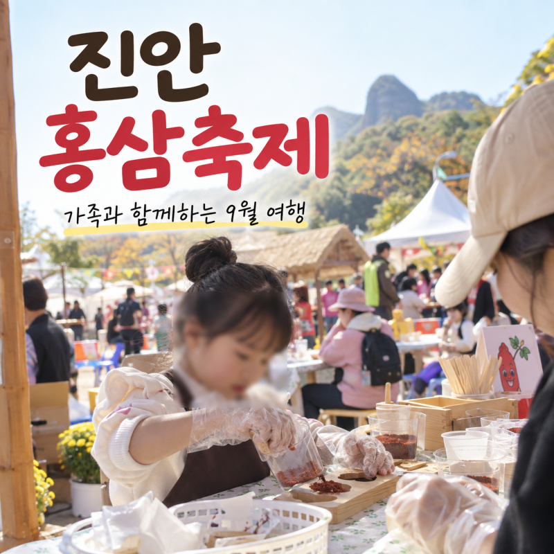 2026 진안홍삼축제 부모님 아이와 함께 가기 좋은 마이산 전북 9월 축제