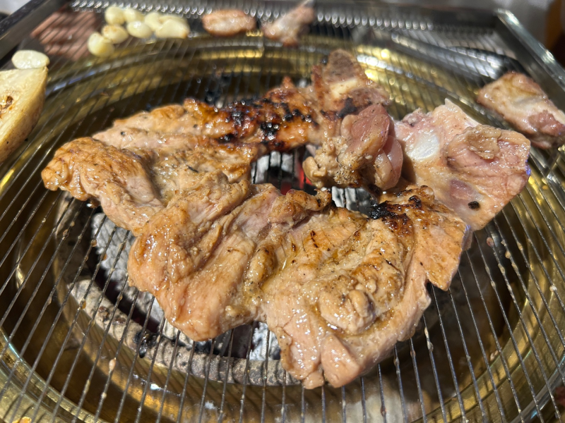 [의왕] 돈우담 숯불구이ㅣ숯불 향 제대로 입힌 한돈생갈비와 양념갈비ㅣ의왕갈비,의왕돼지....