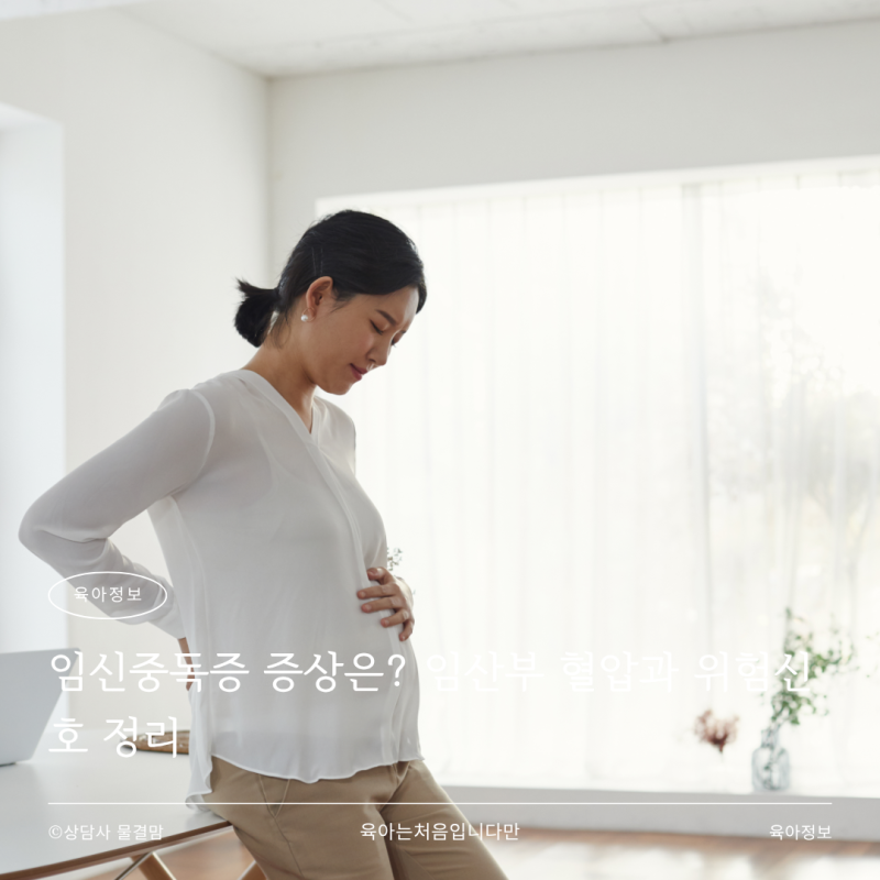 임신중독증 증상은? 임산부 혈압과 위험신호 정리