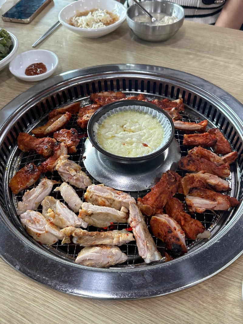 칠오닭갈비 가평본점 가평 아침고요수목원 맛집 숯불닭갈비