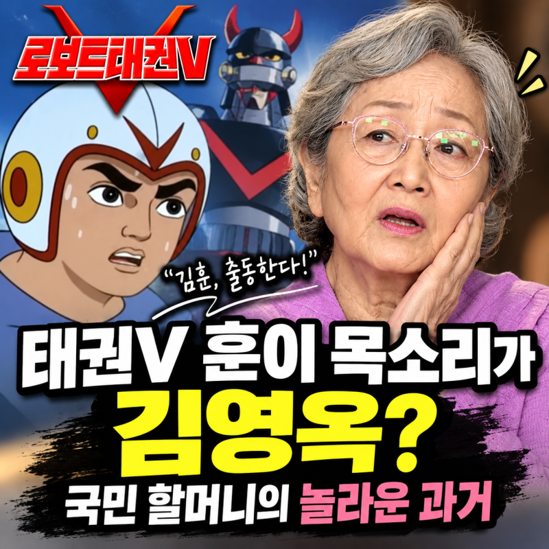 “태권V 훈이 목소리가 김영옥?” 국민 할머니의 놀라운 과거