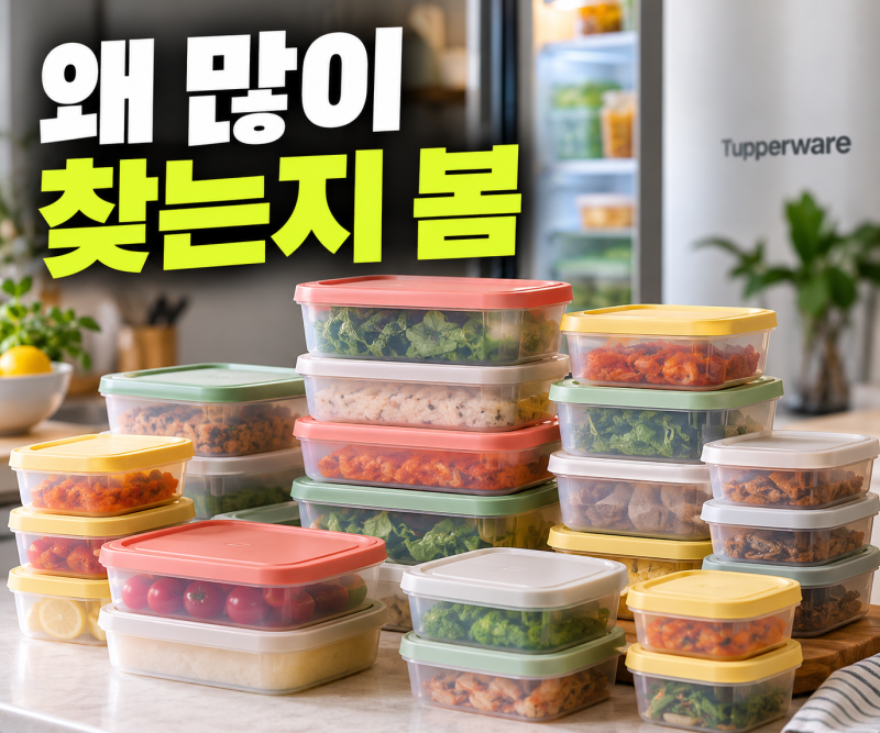 타파웨어 실속구성 원터치 밀폐용기 반찬통 세트 싸게 사는 법과 솔직 후기