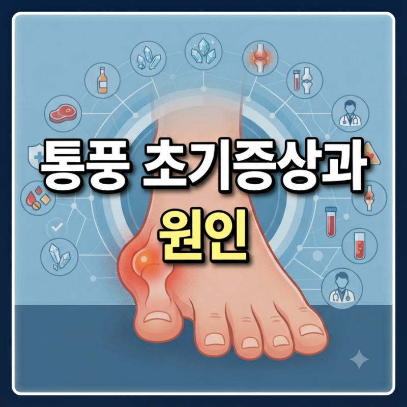 통풍 초기증상과 원인 총정리 (+치료법까지 파헤치기)