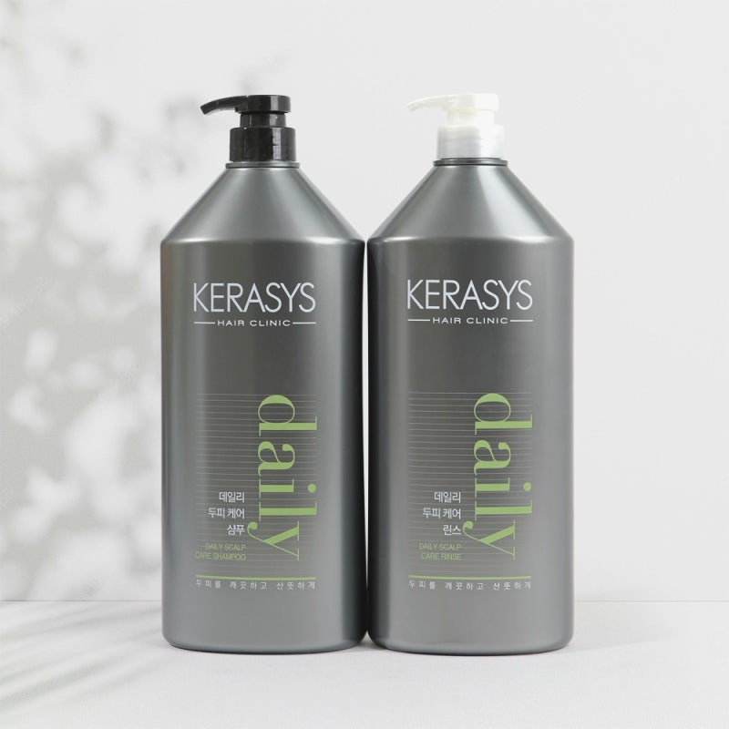 케라시스 두피 스칼프 케어 1.5L 샴푸3개+린스3개 대용량, 47,500원에 9L 쟁여두고 두피까지 시원....