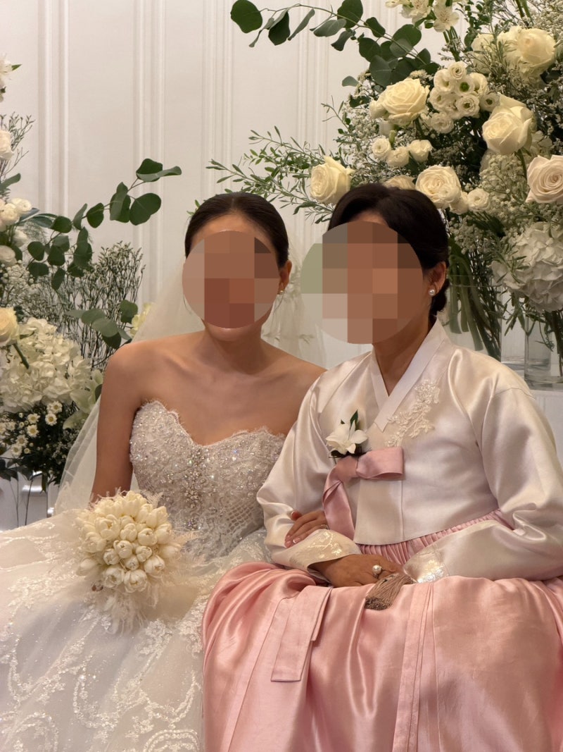 이승현한복 결혼식 당일 후기 잠실 롯데호텔 크리스탈볼룸에서 더 예뻤던 혼주한복