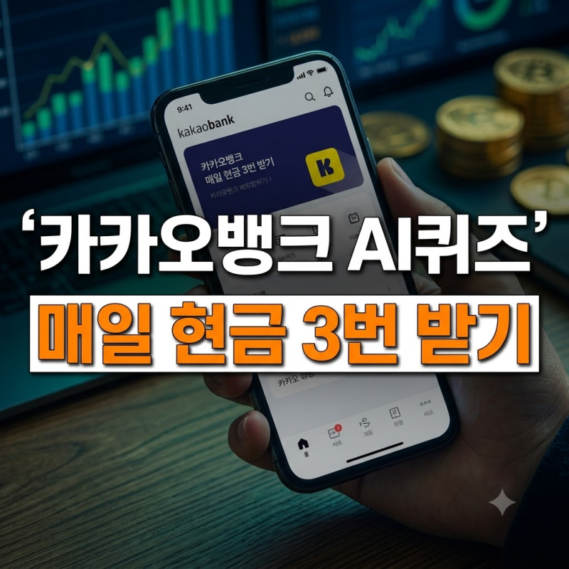 카카오뱅크 AI 이모지 퀴즈 | 9월 16일 오전 8시 참여 방법과 보상 총정리