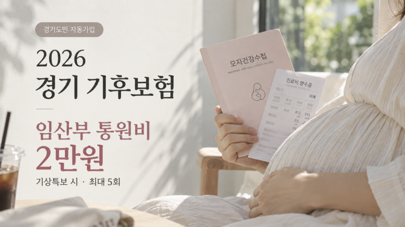 경기 기후보험｜폭염 시 임산부 통원비 보험금 청구 방법 및 필요서류까지!