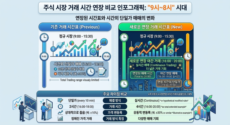 월급쟁이 주식투자 판이 바뀐다? 밤 8시까지 열리는 애프터마켓 거래 방법 및 3가지 주의점