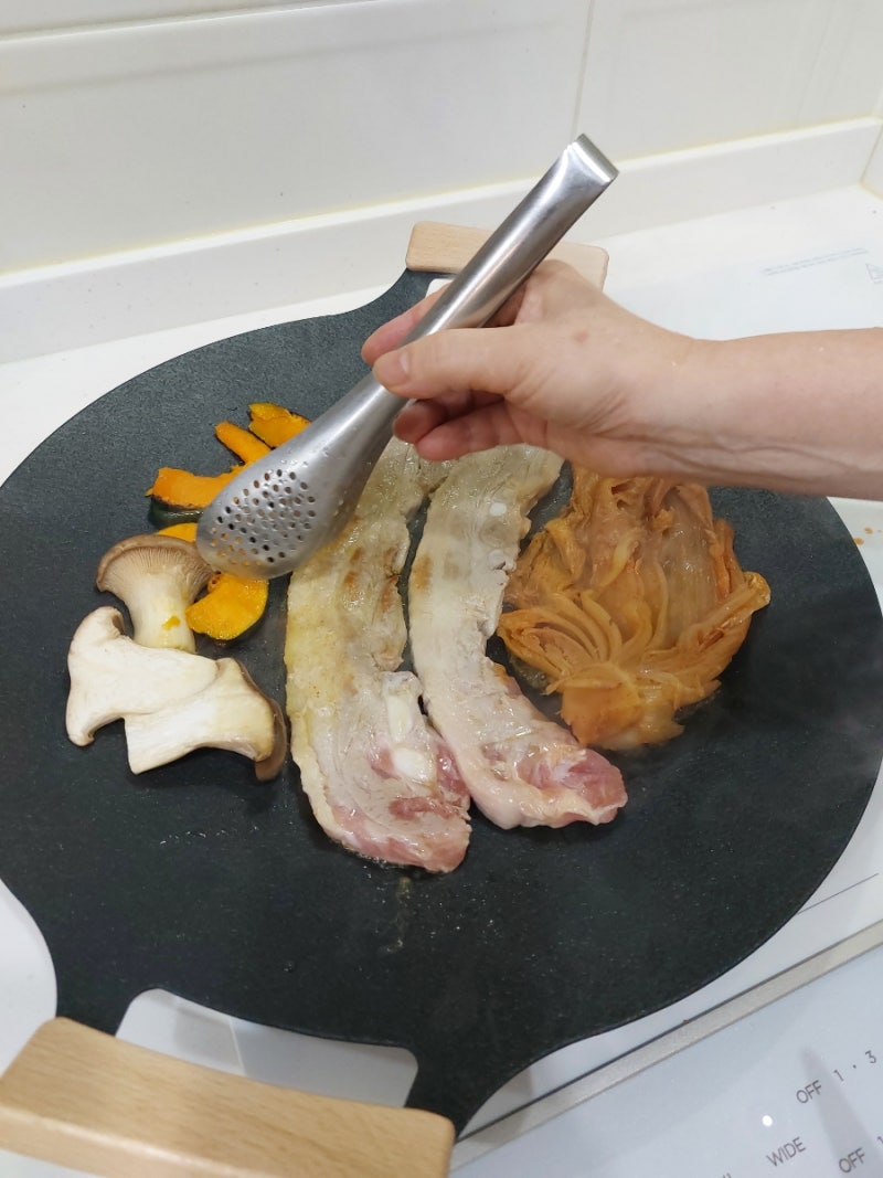 39cm 대형 그리들팬으로 집에서 즐기는 캠핑 감성, 이라이프 그리들팬 세트