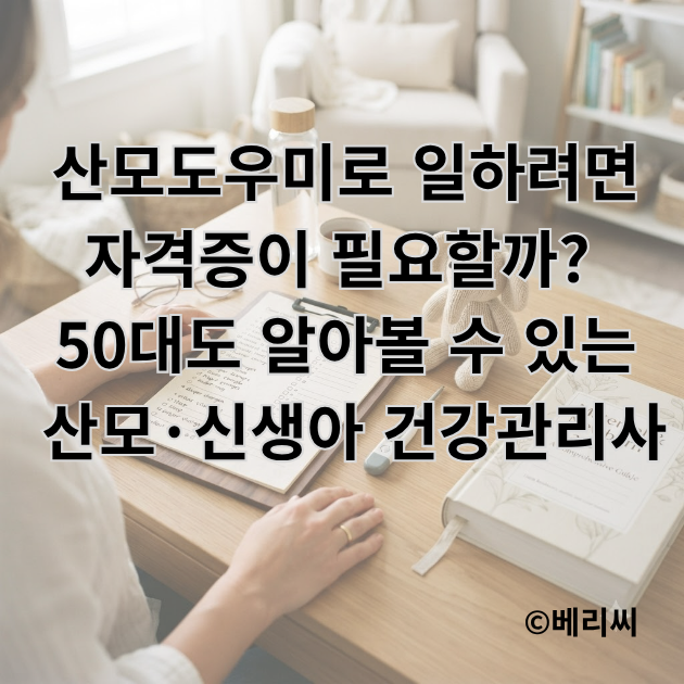 산모도우미로 일하려면 자격증이 필요할까? 50대도 알아볼 수 있는 산모·신생아 건강관리사
