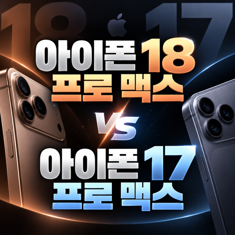 아이폰18 프로 맥스 vs 17 프로 맥스, 무게·카메라·배터리까지 비교