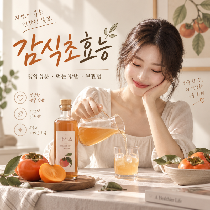 감식초효능 무엇이 좋을까? 먹는 법부터 보관법까지