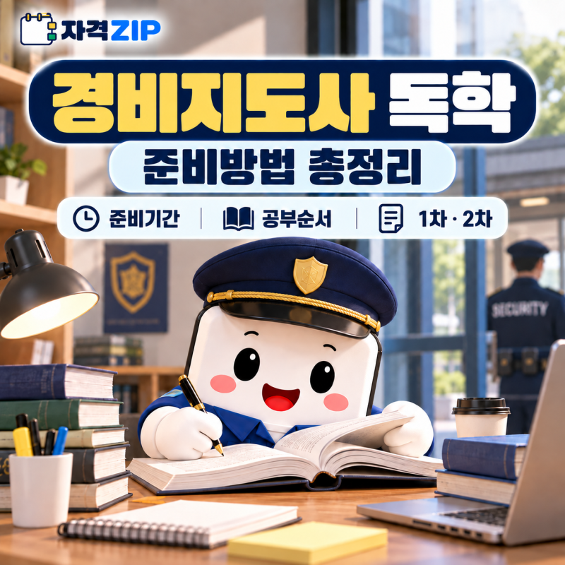 경비지도사 독학 가능할까?｜준비기간·1차 2차 공부방법·공부순서