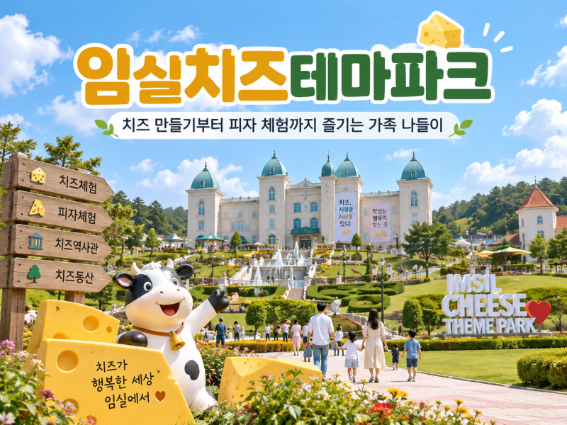 임실치즈테마파크, 치즈 만들기부터 피자 체험까지 즐기는 가족 나들이