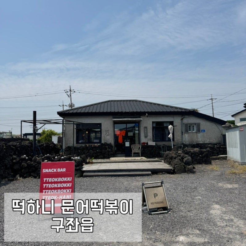 [맛집] 떡하니 문어떡볶이 - 제주 구좌읍(내돈내산/즉석떡볶이/주말오픈런)