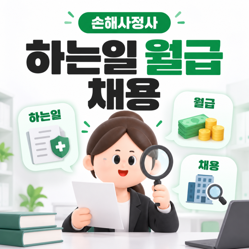 손해사정사 하는일 월급 채용 솔직하게 다 까줄게요