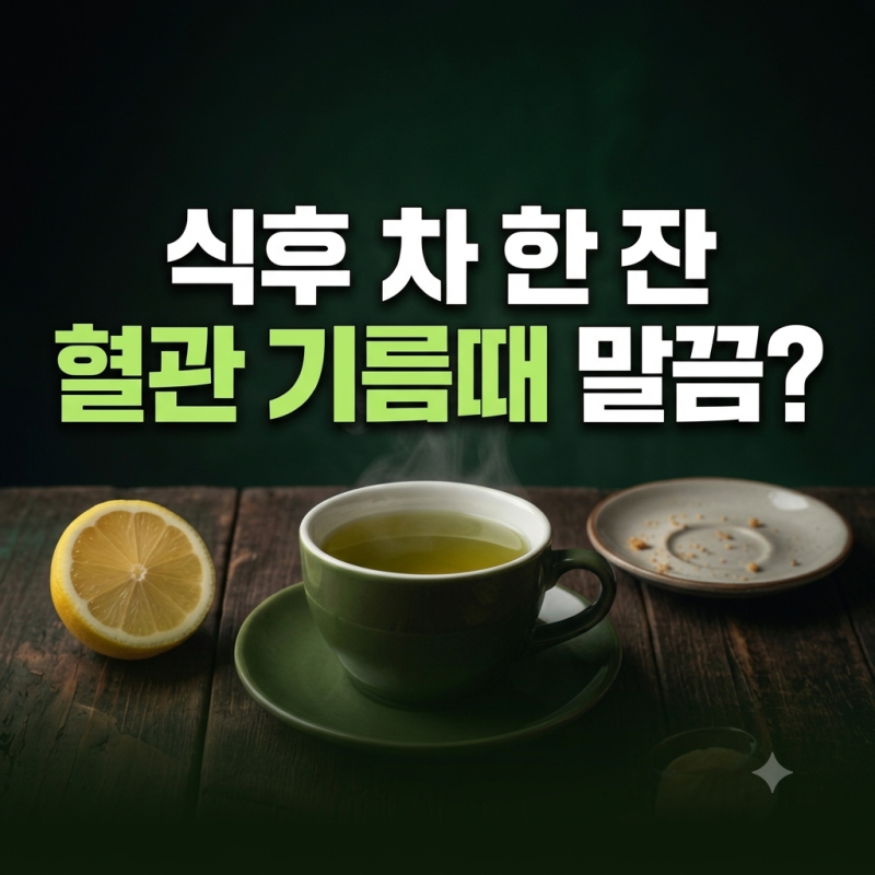 고기 먹고 마시는 차 한 잔의 진실! 혈관 건강 돕는 건강차 4가지 비교