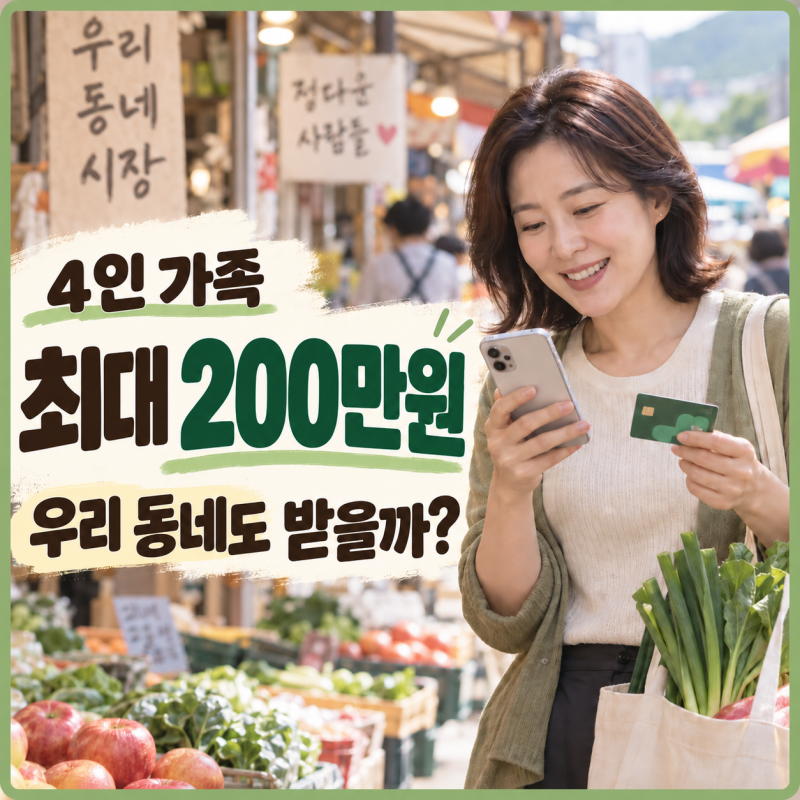 소상공인 추석 민생지원금 누가 받을까? 지역별 금액 비교