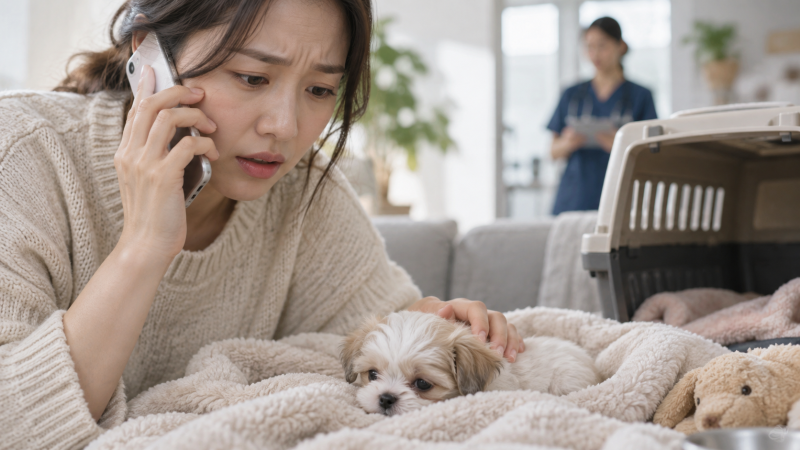 강아지저혈당, 몸을 떨고 축 처진다면 기다리면 안 되는 응급상황은?