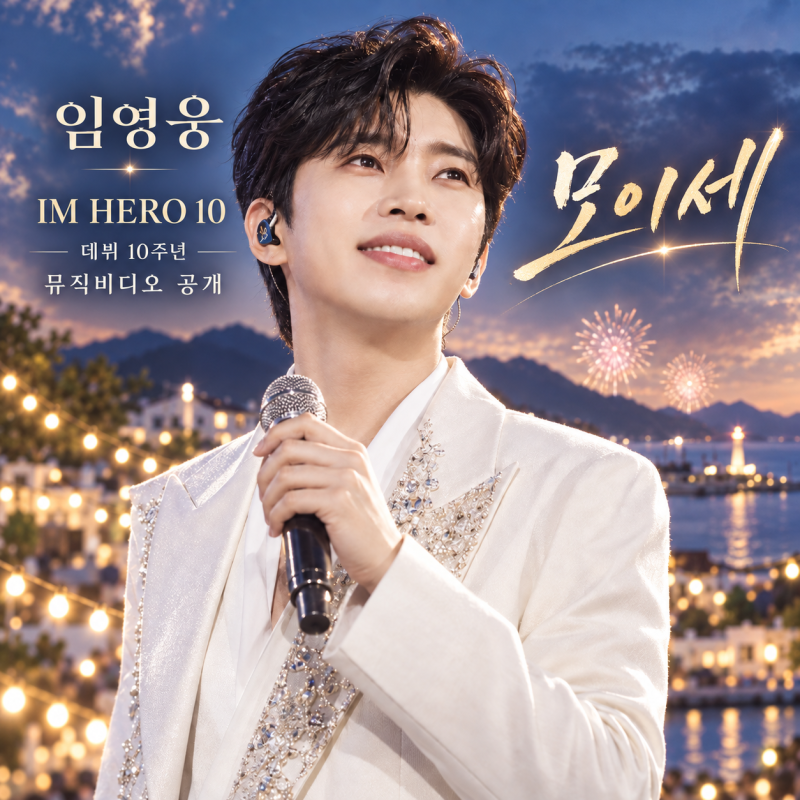 "임영웅 '모이세' 뮤비 떴다! 사자탈·풍물패 총출동, 온 마을이 들썩인 데뷔 10주년 축제송"