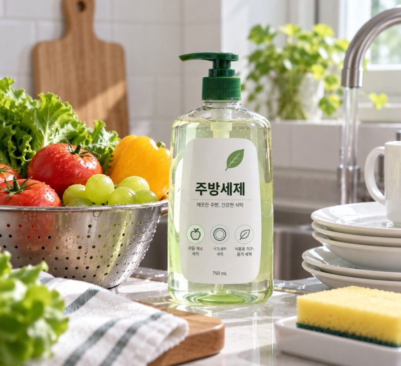주방세제 1종·2종·3종 차이는 뭘까? 과일·식기 세척 용도 정리